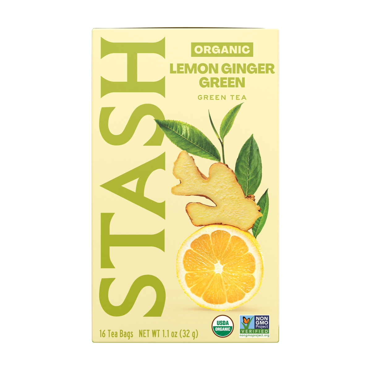 Organic Lemon Ginger Green Tea