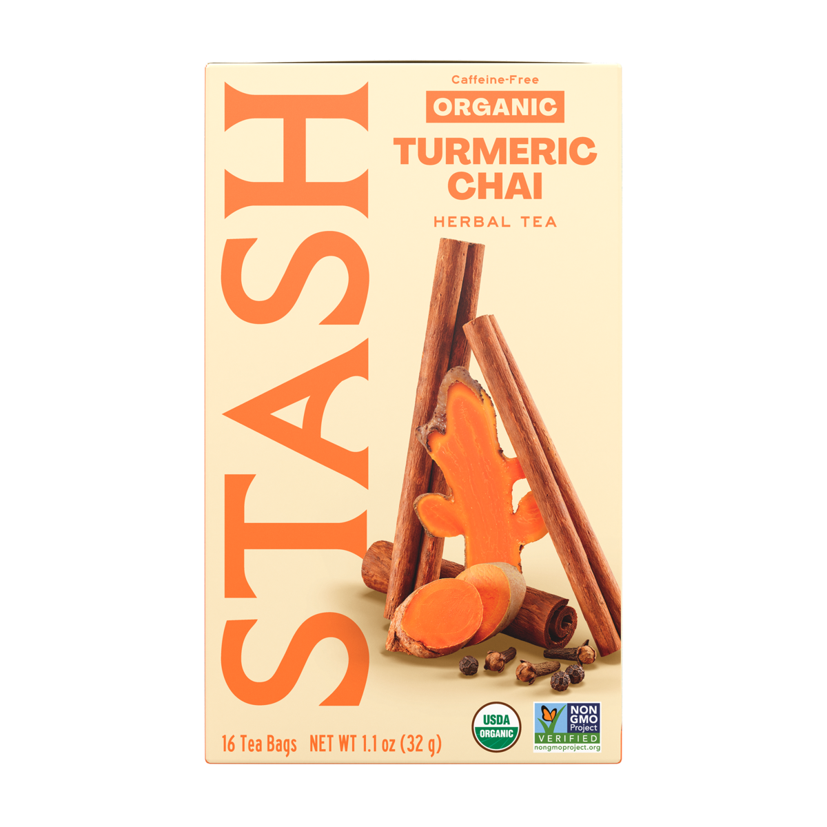 Organic Turmeric Chai Herbal Tea