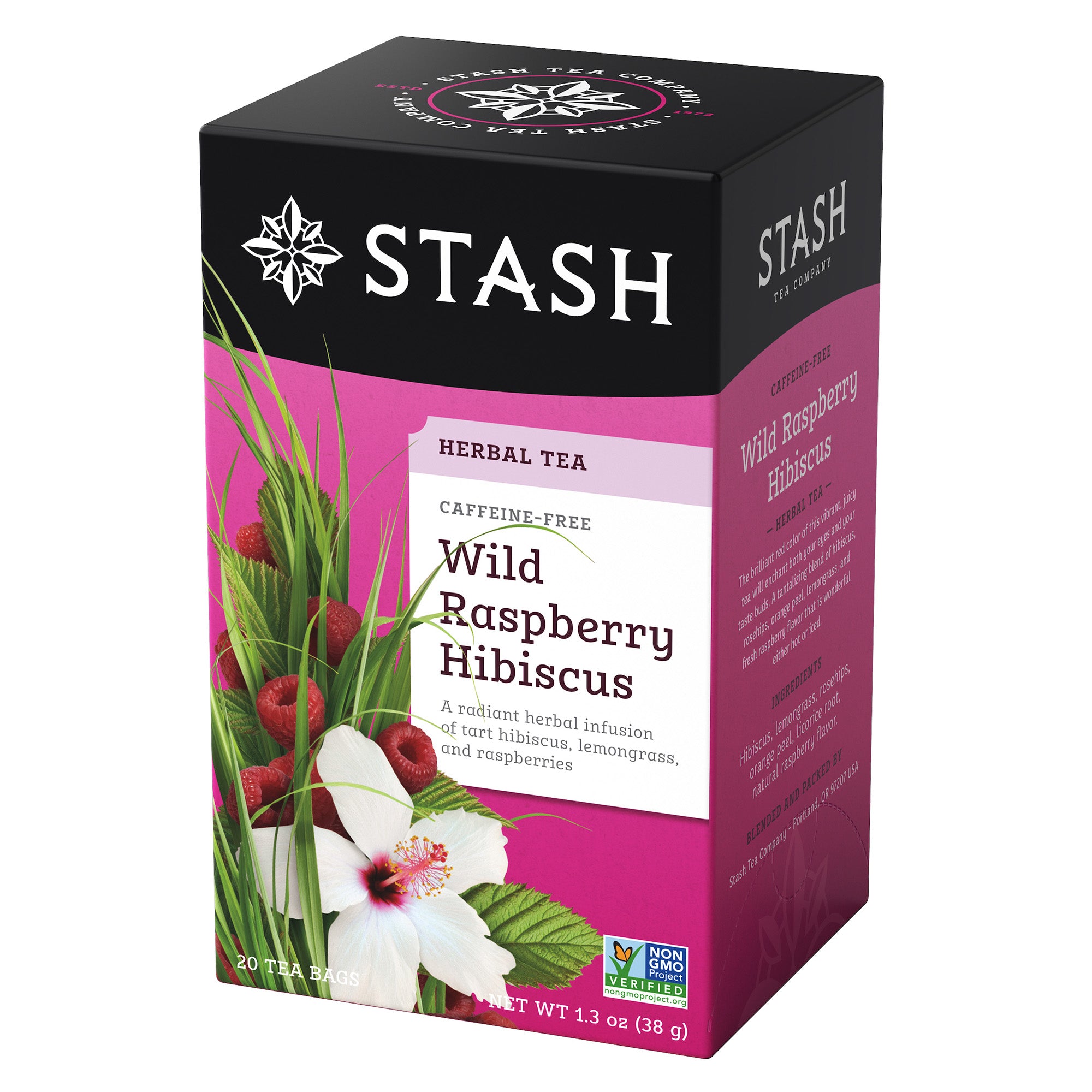 Hibiscus Raspberry Tea Wild Raspberry Hibiscus – Stash Tea Food Service