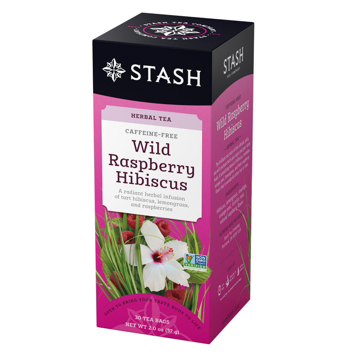 Stash Raspberry Tea Wild Raspberry Hibiscus – Stash Tea Food Service